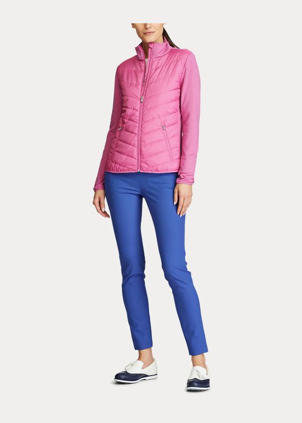 Chaquetas Ralph Lauren Mujer Rosas - Hybrid Golf - KXCNS7492